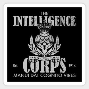 Intelligence Corps (distressed) Sticker